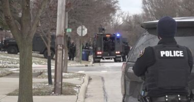 Standoff at Brooklyn home ends after man seen exiting Ansonia Avenue home with his hands in air