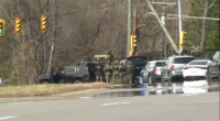 Suspect surrenders to police after hours-long standoff near CIA headquarters in Virginia