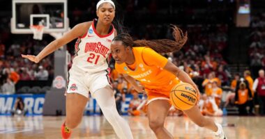 Talaysia Cooper leads Tennessee to 82-67 victory over Ohio State for spot in Sweet 16