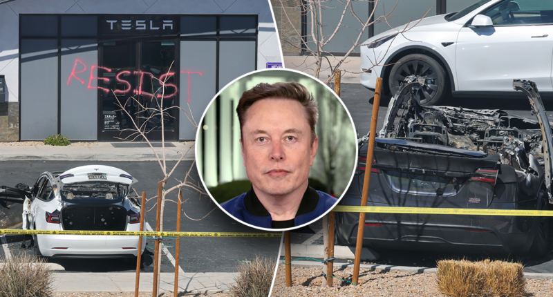 Tesla vehicles, dealerships targeted with arson, gunfire and vandalism in at least 9 states: FBI