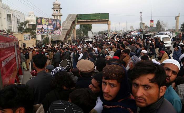 Thousands attend funeral for senior Taliban-linked cleric slain in Pakistan's northwest