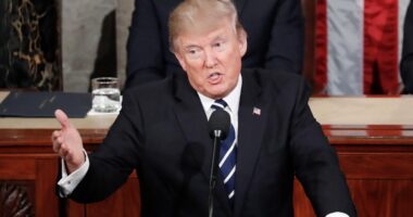 Trump sets record for longest address to a joint session of Congress