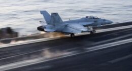 US shoots down drones fired at aircraft carrier by Houthi terror group after Trump launches rolling airstrikes