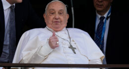 US-world news: Pope Francis arrives home at Vatican after 5-week hospital stay to beat life-threatening bout of pneumonia