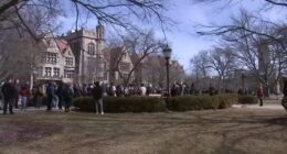 University of Chicago students protest ICE detention, possible deportation of Columbia grad, activist Mahmoud Khalil