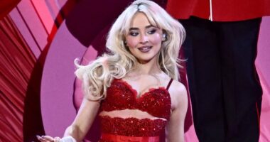 Was this the sexiest BRITs yet? Lingerie-clad Sabrina Carpenter's saucy dance moves and THAT bare bum moment during Jade Thirlwall's show - as viewers predict Ofcom complaints