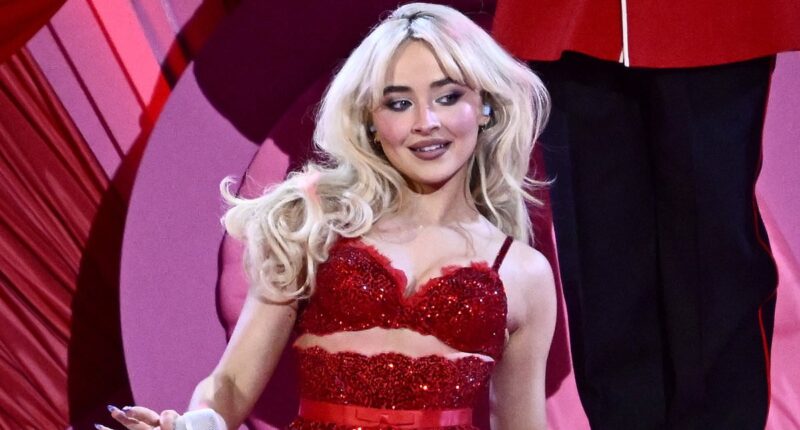 Was this the sexiest BRITs yet? Lingerie-clad Sabrina Carpenter's saucy dance moves and THAT bare bum moment during Jade Thirlwall's show - as viewers predict Ofcom complaints