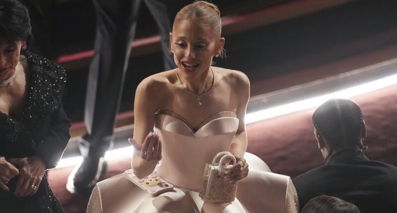 What you didn't see on TV at Oscars 2025: Ariana's phone holder dress and A-lister busted Googling own look