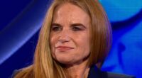 Celebrity Big Brother star Patsy Palmer refuses to speak in excruciatingly awkward moment live on air when she is asked about Mickey Rourke - and fans are convinced there is more to it