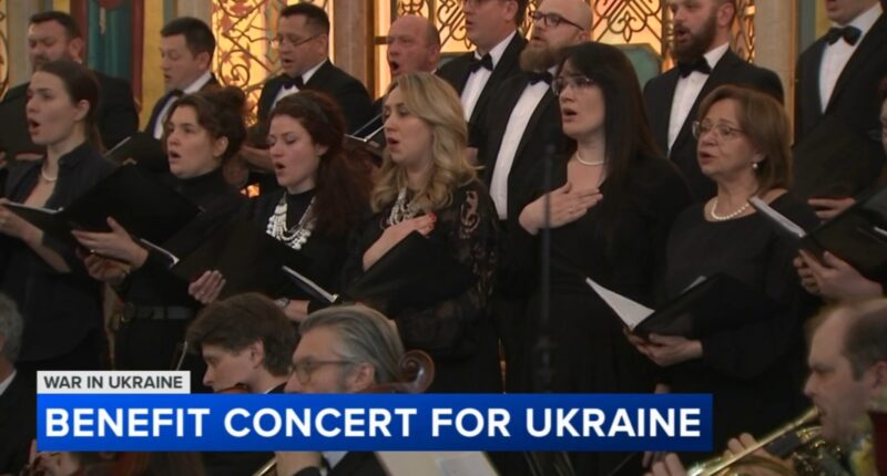 Chicago benefit concert for Ukraine held at Saint Nicholas Ukrainian Catholic Cathedral in Ukrainian Village neighborhood
