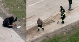 Crews work to retrieve 8 million dimes that spilled onto Texas highway: report