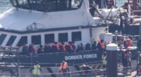 Dozens of small boat migrants brought ashore after being found crossing the English Channel - as arrivals reach new record high