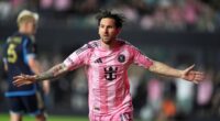 MLS: Lionel Messi playing in Chicago Fire-Inter Miami soccer match at Soldier Field