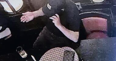Migrant seen with ICE Barbie's Kristi Noem's Gucci bag and American Express after snatching purse from DC restaurant