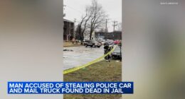 Miguel Alvarado, charged in USPS truck, Bedford Park police squad car theft and Bridgeview crash, dies in Cook County Jail