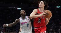 NBA Playoffs Play-In Tournament 2025: Chicago Bulls facing Miami Heat in play-in basketball game at United Center