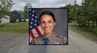Officer charged in violent home invasion on ex-boyfriend