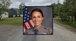 Officer charged in violent home invasion on ex-boyfriend
