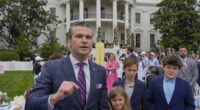 Pete Hegseth insists he's on 'same page' as Trump as his job hangs in jeopardy after Signal chat scandal intensifies