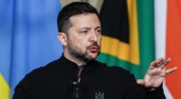 Russia used North Korean missile in killer Kyiv strike, Zelensky says as he reveals death toll has climbed to 12 with more than 100 injured in blast