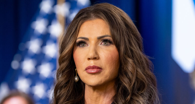 Sec Kristi Noem’s ‘homeland security ID, apartment keys, & passport’ are STOLEN after man snatched her bag at dinner