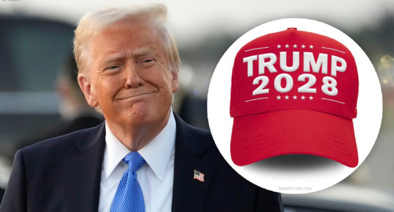 Trump Store offers 'Trump 2028' hat amid tease that the president could again run for office