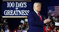 ‘We’re just getting started’: Donald Trump hails his first 100 days in fiery speech & says ‘golden age’ is beginning