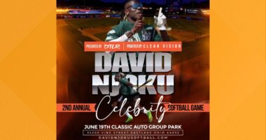 2025 David Njoku Celebrity Softball Game roster revealed: See which athletes, musicians and influencers are attending