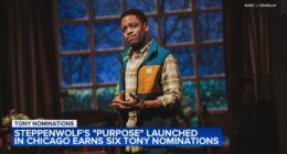 2025 Tony Award nominations include 3 shows first launched in Chicago, like Steppenwolf Theatre drama 'Purpose'
