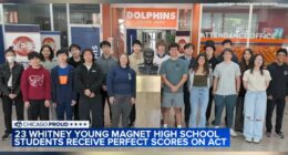 23 Whitney Young Chicago public high school students get perfect ACT scores, most in West Loop school's history
