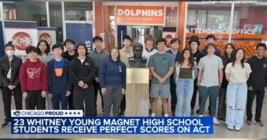 23 Whitney Young Chicago public high school students get perfect ACT scores, most in West Loop school's history