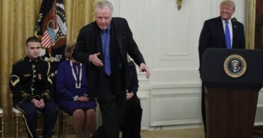 Angelina Jolie's father Jon Voight is 'behind' Trump's tariff war on film industry - amid fears next James Bond film will lose its British spark