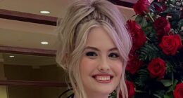 Anna Nicole Smith's lookalike daughter Dannielynn, 18, wears late model's iconic dress