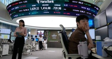 Asian shares mostly gain amid cautious relief over U.S.-China agreement