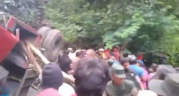 At least 21 killed after bus skids and plummets down mountain by popular scenic waterfall in Sri Lanka