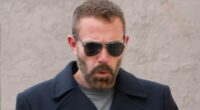 Ben Affleck is glued to his phone as he treats kids Fin and Samuel to lunch after visiting ex Jennifer Garner