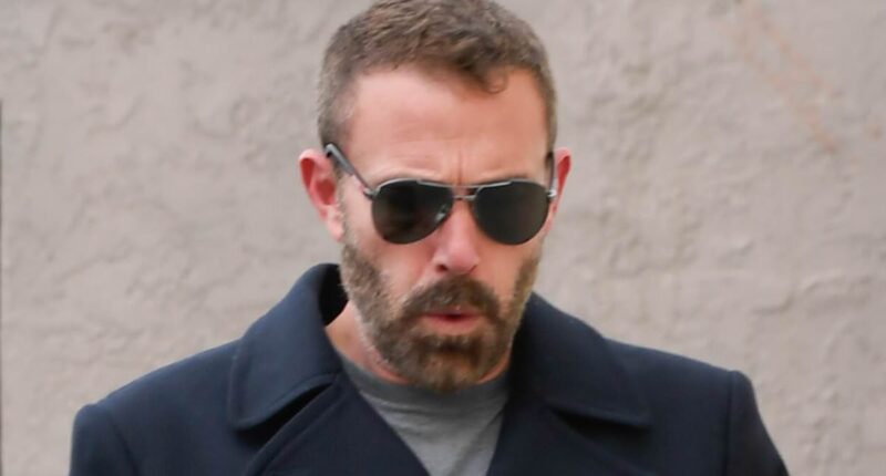 Ben Affleck is glued to his phone as he treats kids Fin and Samuel to lunch after visiting ex Jennifer Garner