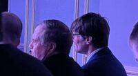 Bill Belichick, 73, sits with Jordon Hudson's dad, 52, as she stuns at Miss Maine beauty pageant