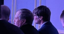 Bill Belichick, 73, sits with Jordon Hudson's dad, 52, as she stuns at Miss Maine beauty pageant