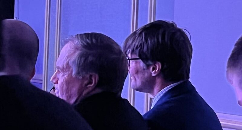 Bill Belichick, 73, sits with Jordon Hudson's dad, 52, as she stuns at Miss Maine beauty pageant