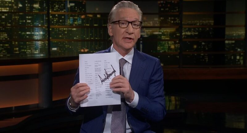 Bill Maher's shocking take on Trump's first 100 days after recent bromance with president