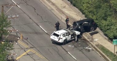 Bolingbrook domestic battery suspect Bernard Crawford of Lemont accused in Boughton Road crash that injured woman, baby: police