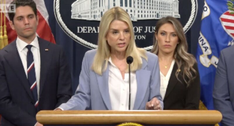 Bondi announces one of largest fentanyl seizures in US history