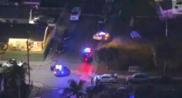 Boy, 12, shot dead at park playground in Compton as police launch urgent manhunt for killer who fled scene