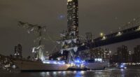 Breaking: Tall Ship Crashes Into Brooklyn Bridge, Multiple People Injured