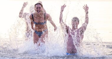 Britain will bask in hottest day of the year today and warmest May Day EVER as temperatures soar towards 30C - but enjoy it while you can