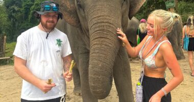 British couple stuck in Thailand with mounting £100,000 hospital bill after soldier slipped at tourist hotspot they had found on TikTok and shattered his skull and leg - and he's not the first victim