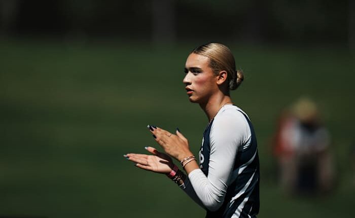 California track-and-field championships draw limited protest over trans student's participation