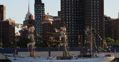 Cause of Mexican navy ship crashing into Brooklyn Bridge revealed as shock footage shows snapping masts & people fleeing