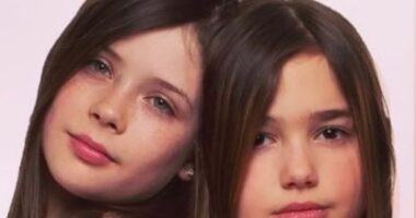 Chart-topping singer looks unrecognisable in childhood throwback... can you guess who it is?